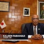 Japan govt recognize Kaleem Farooqui commendable Services for Pak Japan economic relations through biggest Civil Award