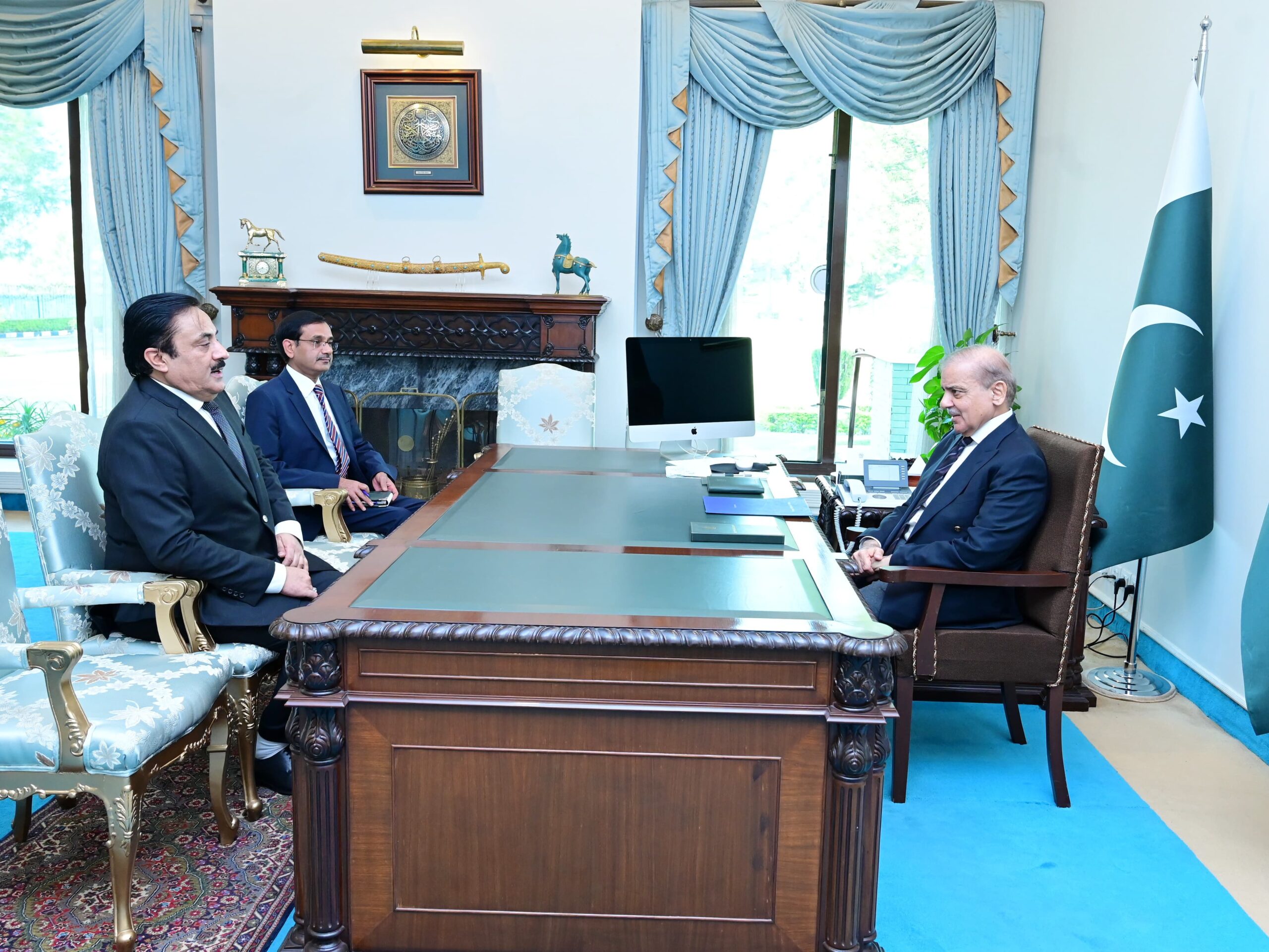 Deputy Chairman Senate Syedal Khan Meets Prime Minister Shehbaz Sharif