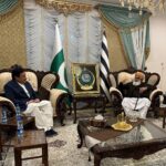 Deputy Chairman Senate Visits Maulana Fazlur Rehman to Inquire About His Health