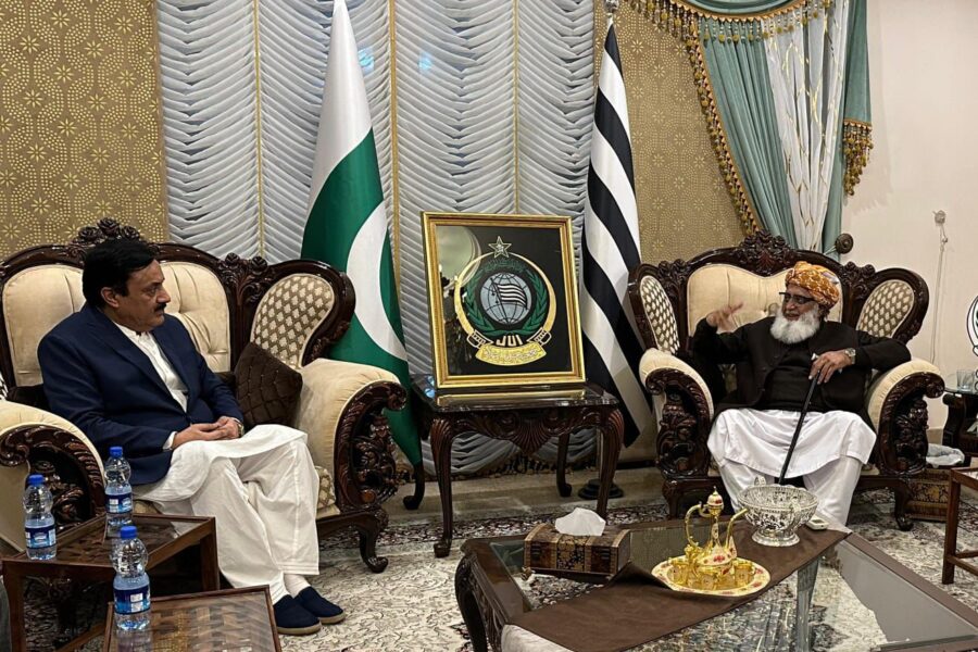 Deputy Chairman Senate Visits Maulana Fazlur Rehman to Inquire About His Health