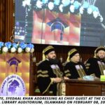 Acting Chairman Senate Syedal Khan Addresses Convocation at Alhamd Islamic University