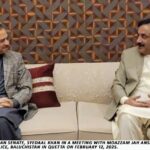 Acting Chairman Senate Syedal Khan meets Chief Secretary Balochistan Shakeel Qadir Khan