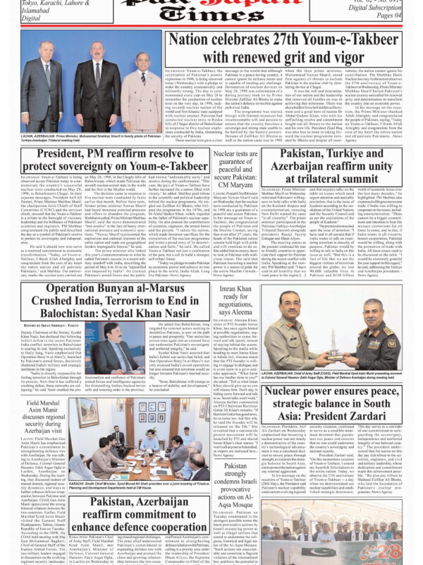 Nation celebrates 27th Youm-e-Takbeer with renewed grit and vigor