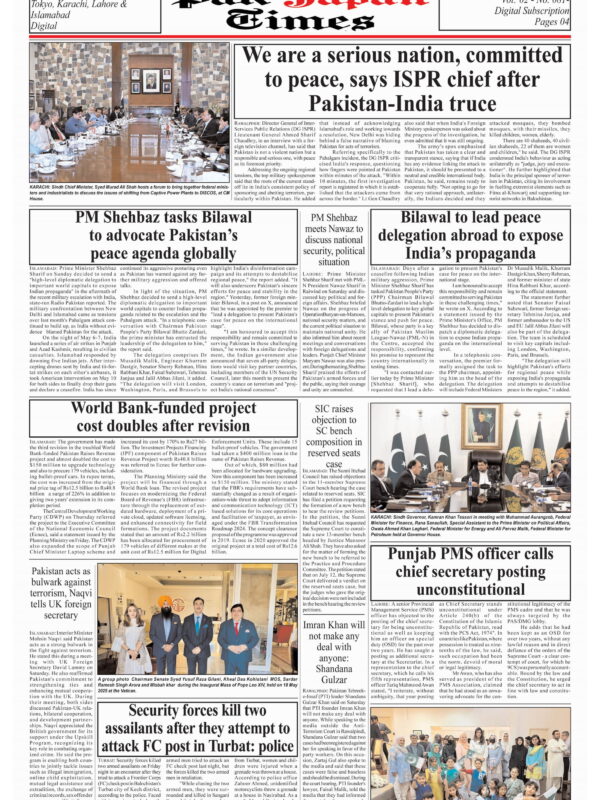 We are a serious nation, committed to peace, says ISPR chief after Pakistan-India truce.