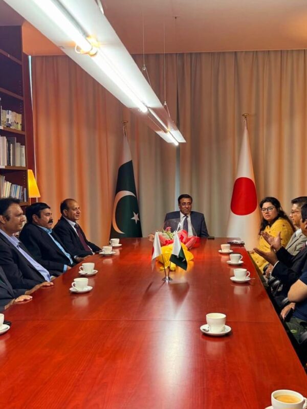 PML-N Japan Delegation Meets Ambassador Abdul Hameed in Tokyo