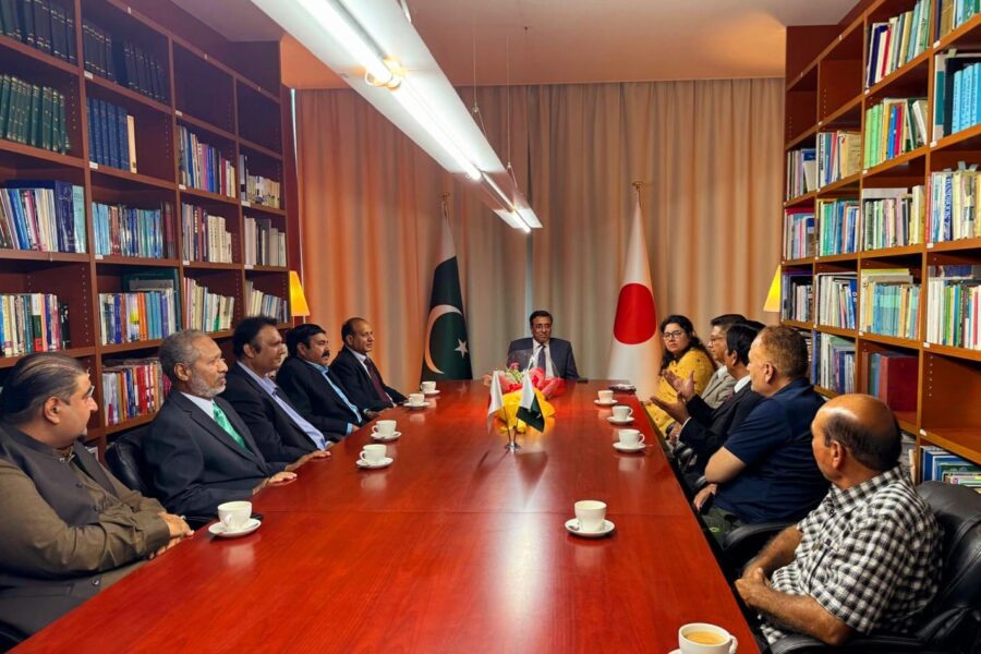 PML-N Japan Delegation Meets Ambassador Abdul Hameed in Tokyo