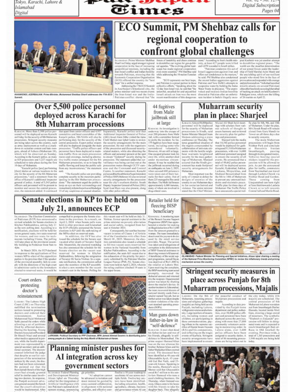 ECO Summit, PM Shehbaz calls for regional cooperation to confront global challenges