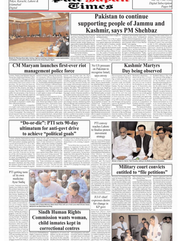 Pakistan to continue supporting people of Jammu and Kashmir, says PM Shehbaz