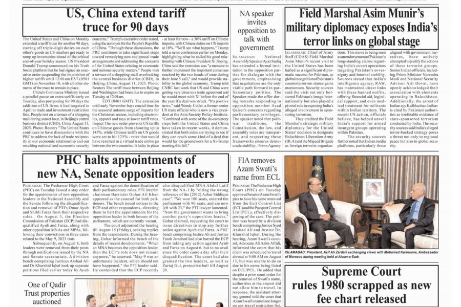 PM Shehbaz Sharif warns India against water threats