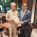 PML-N South Korea Delegation Meets Senator Pervaiz Rasheed