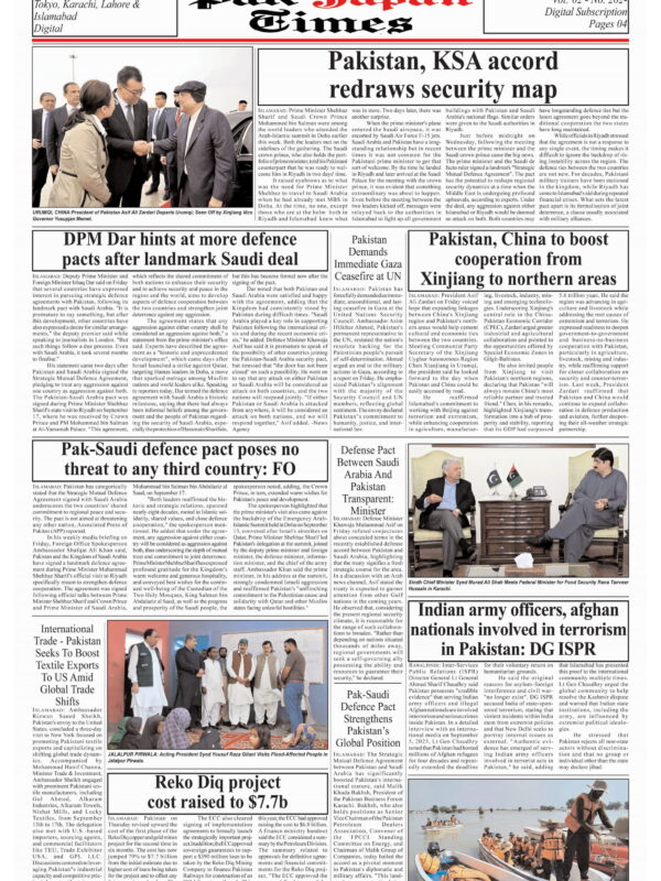 Pakistan, KSA accord redraws security map