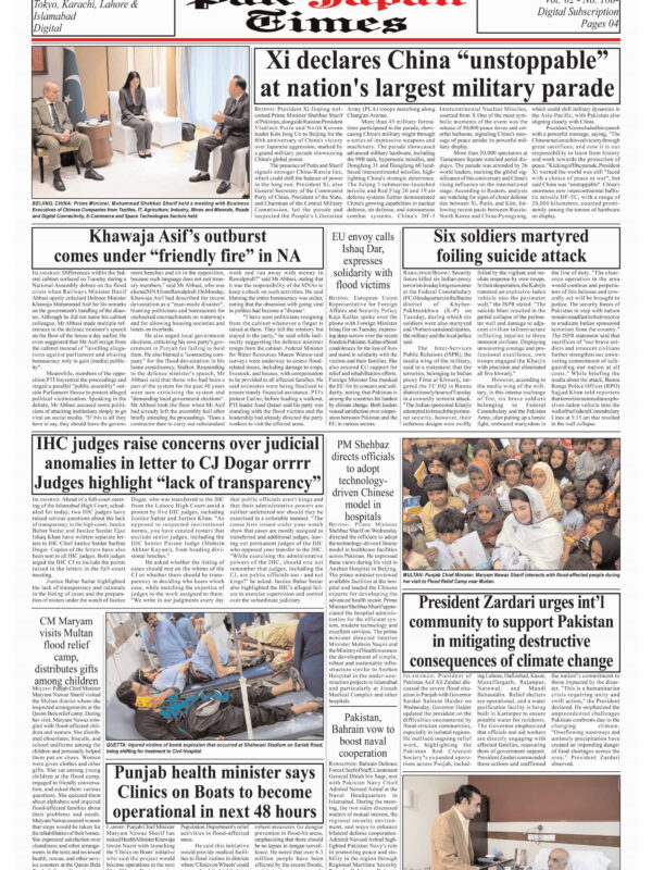 Xi declares China “unstoppable” at nation’s largest military parade