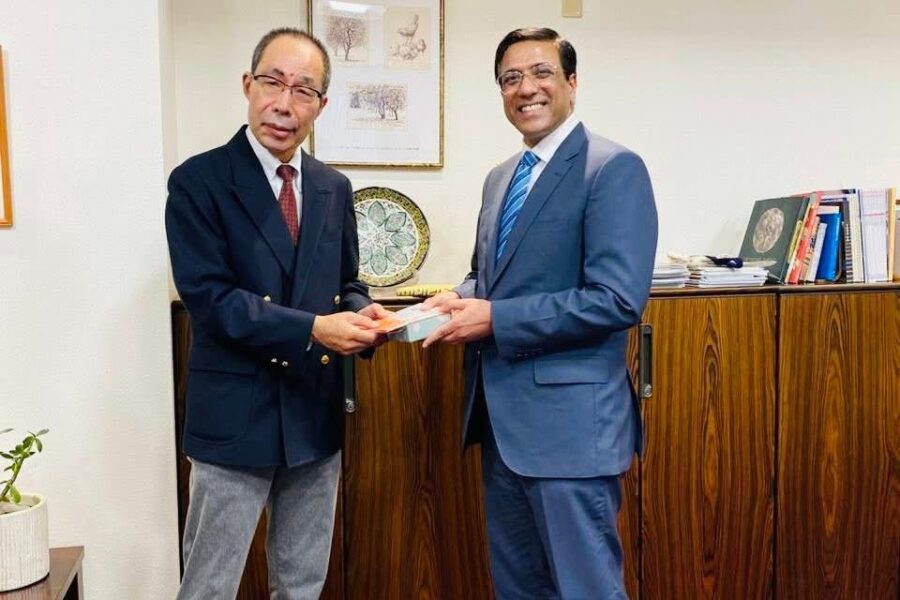 Ambassador-Designate Abdul Hameed Meets President of SOKENDAI University to Discuss Academic Collaboration