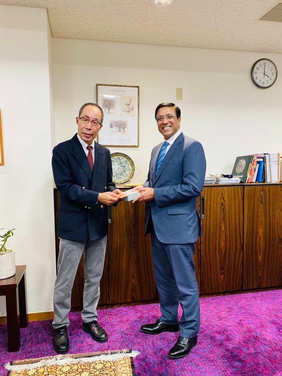 Ambassador-Designate Abdul Hameed Meets President of SOKENDAI University to Discuss Academic Collaboration