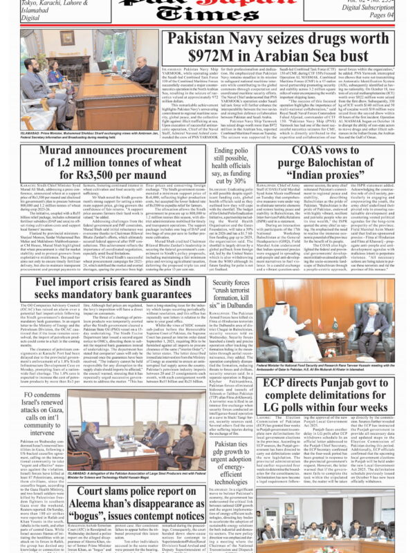 Pakistan Navy seizes drugs worth $972M in Arabian Sea bust