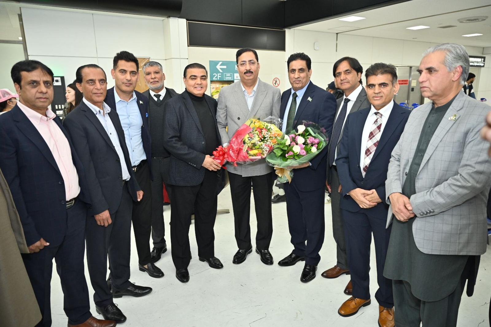 OPF Chairman Syed Qamar Raza Shah Receives Grand Welcome in Japan, Reaffirms Commitment to Overseas Pakistanis