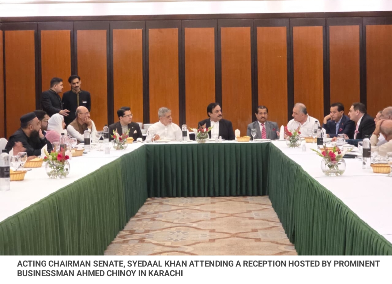 Karachi Is the Backbone of Pakistan’s Economy, Investors Will Be Given Full Facilitation: Acting Chairman Senate Syedal Khan Nasar