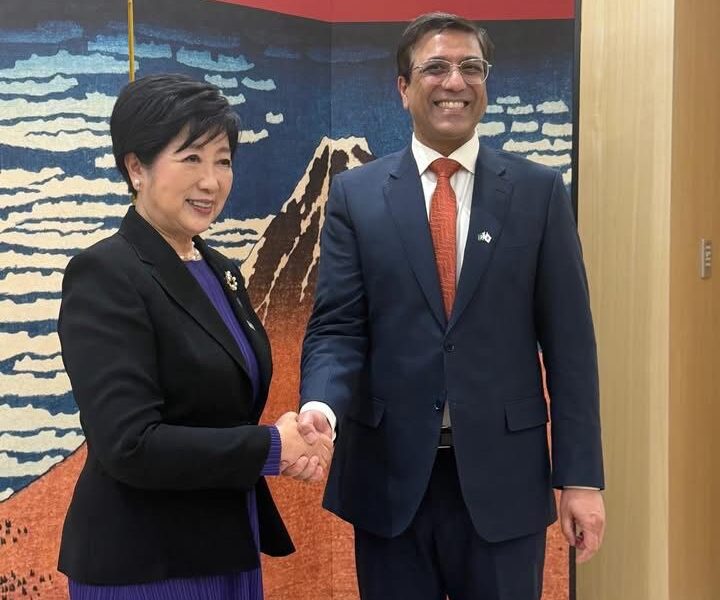 Pakistan Ambassador Abdul Hameed, Tokyo Governor Yuriko Koike Discuss Innovation and Startup Cooperation