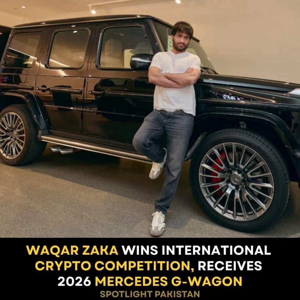 Pakistani Crypto Expert Waqar Zaka Tops Global Trading Competition, Wins Mercedes G Wagon