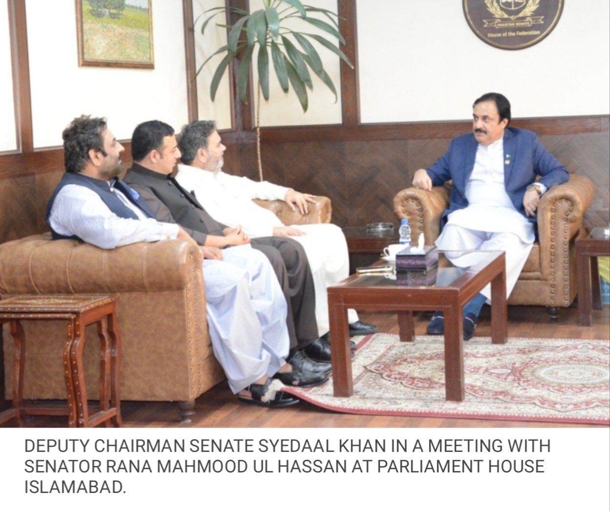 Senate House Committee Raises Concerns Over Parliament Lodges Project, Syedal Khan Nasar Stresses Accountability and National Unity