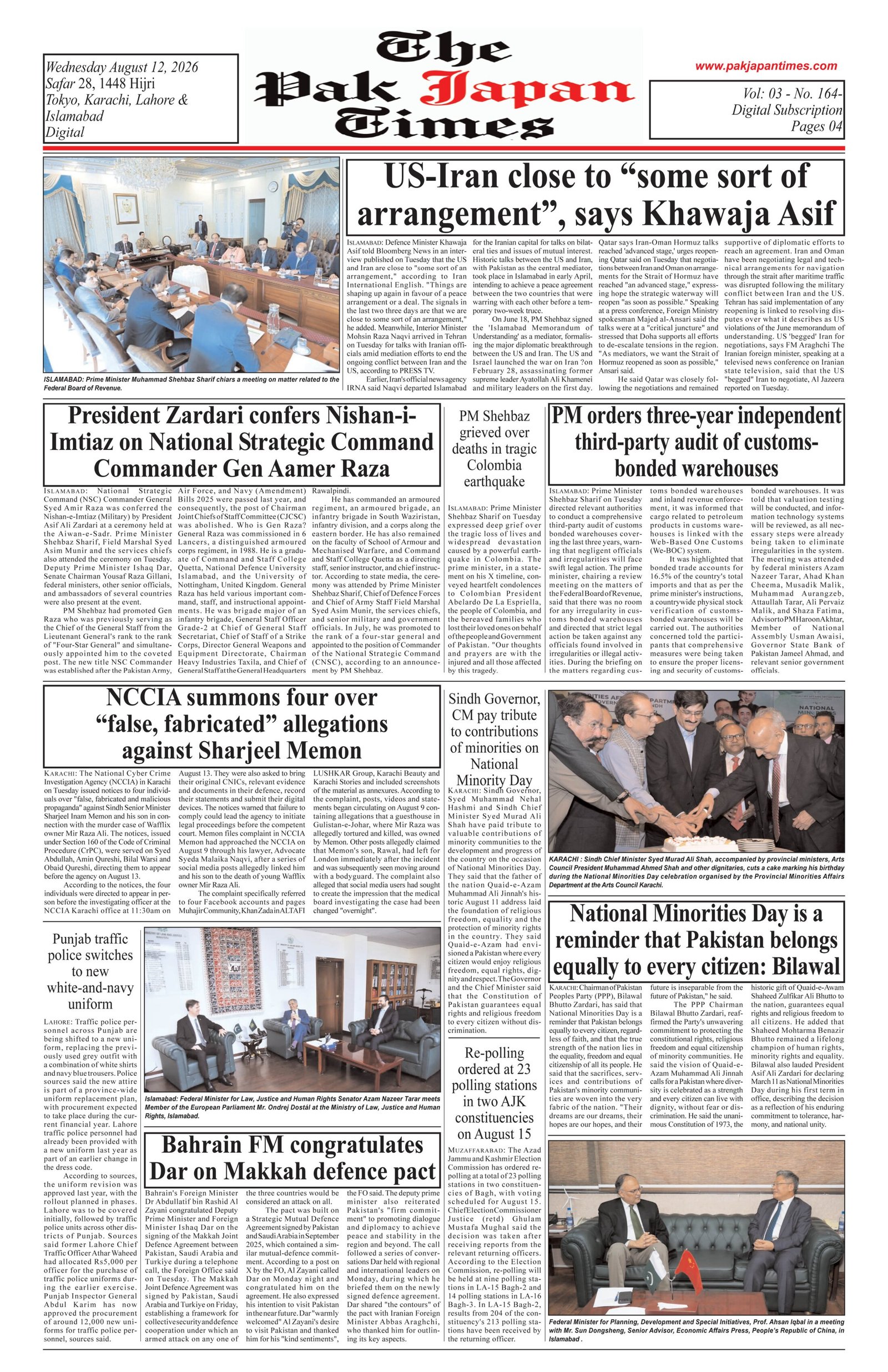 US-Iran close to “some sort of arrangement”, says Khawaja Asif