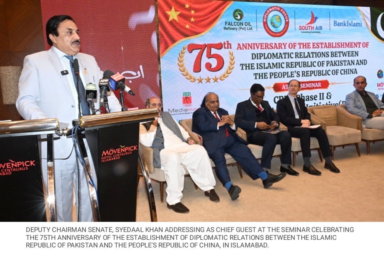 Syedaal Khan Nasar Calls for National Unity and Stronger Pakistan-China Cooperation