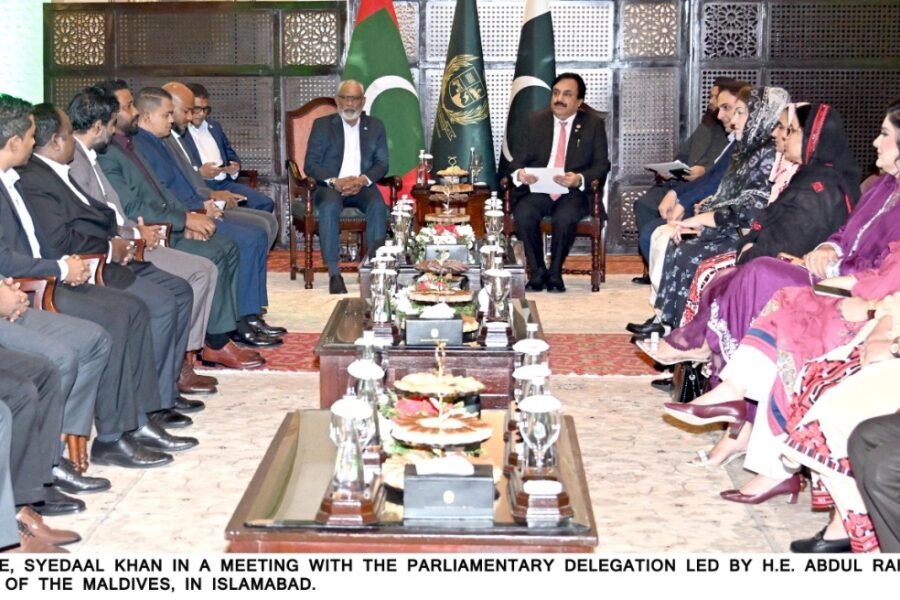 Pakistan, Maldives Seek Stronger Parliamentary and Economic Cooperation
